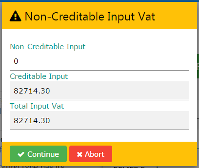 non creditable input vat
